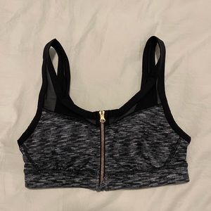 Lululemon Size 6 Zip Front Sports Bra